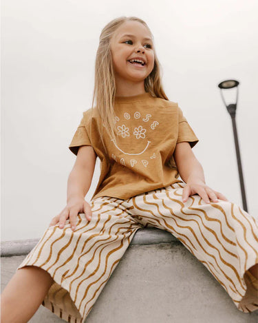 Rylee + Cru Boxy Tee, Choose Happy